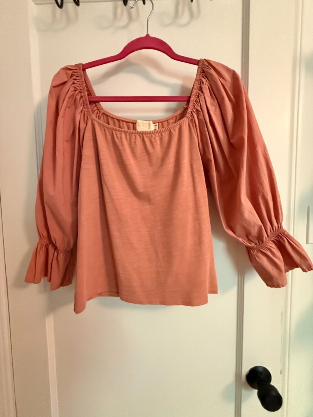 Nation LTD Poplin Sleeve Top- Size Small